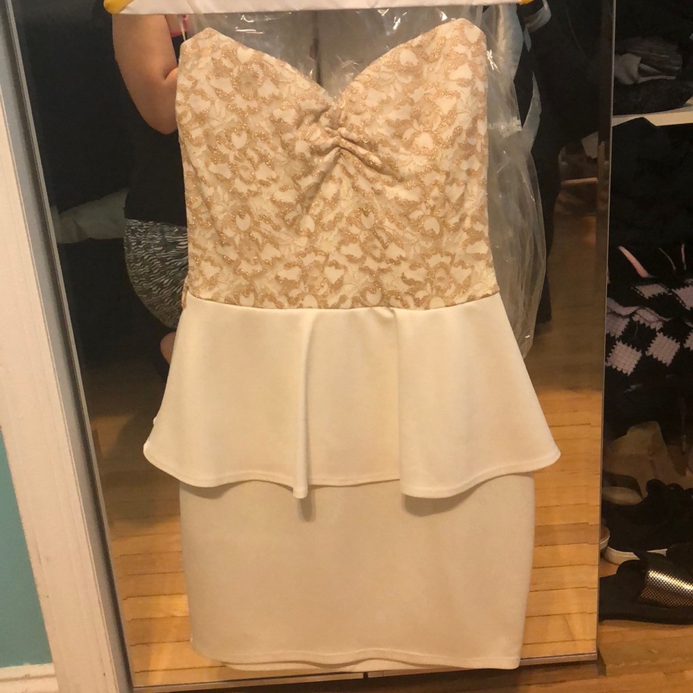 Strapless dress